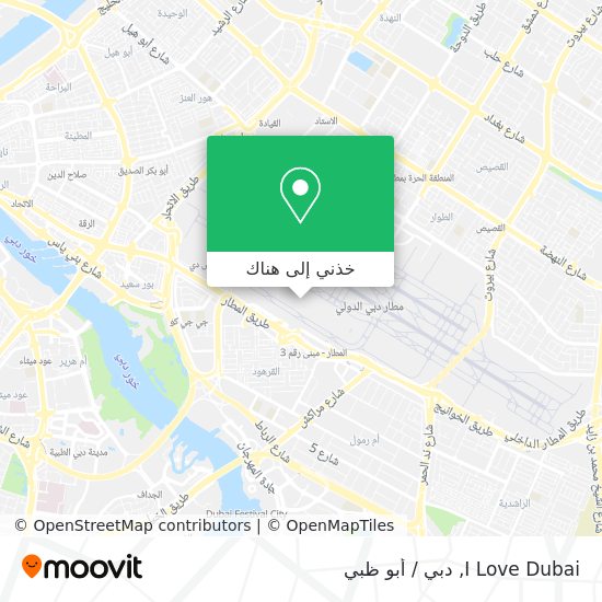 خريطة I Love Dubai