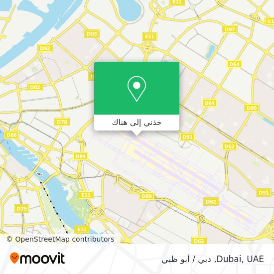خريطة Dubai, UAE