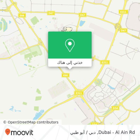 خريطة Dubai - Al Ain Rd