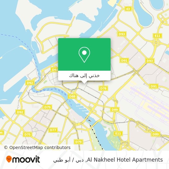 خريطة Al Nakheel Hotel Apartments