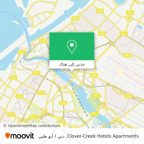 خريطة Clover-Creek Hotels Apartments