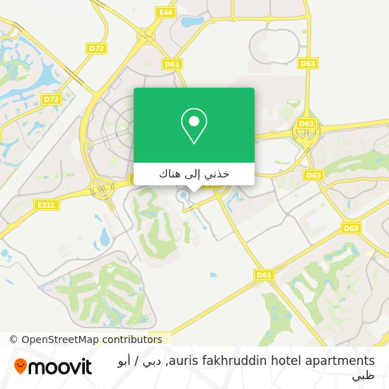خريطة auris fakhruddin hotel apartments