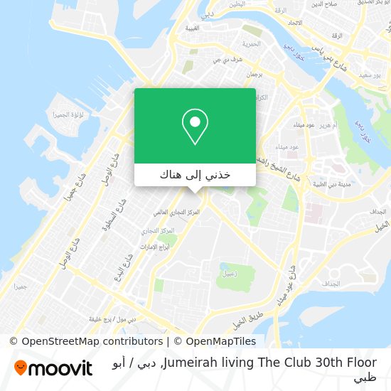 خريطة Jumeirah living The Club 30th Floor