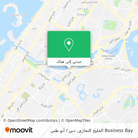 خريطة Business Bay الخليج التجاري