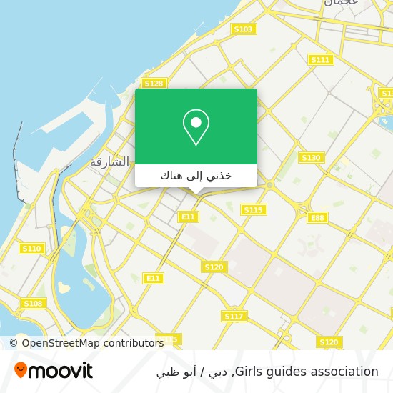 خريطة Girls guides association
