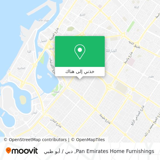 خريطة Pan Emirates Home Furnishings