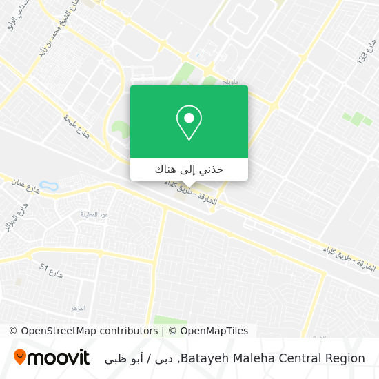 خريطة Batayeh Maleha Central Region
