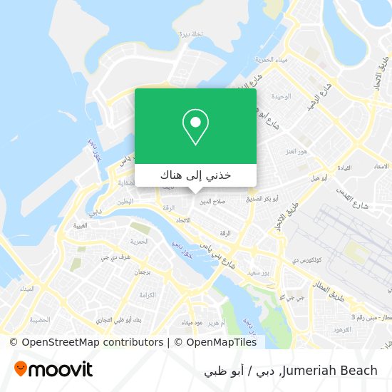 خريطة Jumeriah Beach