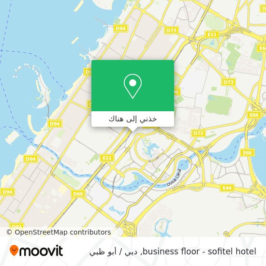 خريطة business floor - sofitel hotel