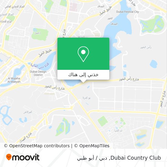 خريطة Dubai Country Club
