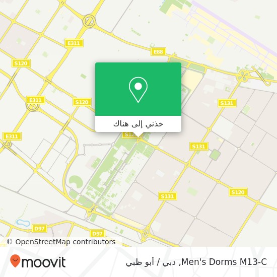 خريطة Men's Dorms M13-C