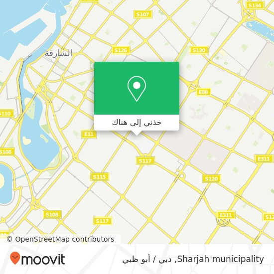 خريطة Sharjah municipality