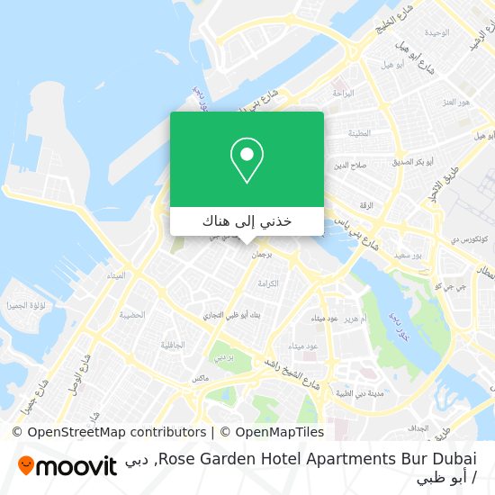 خريطة Rose Garden Hotel Apartments Bur Dubai