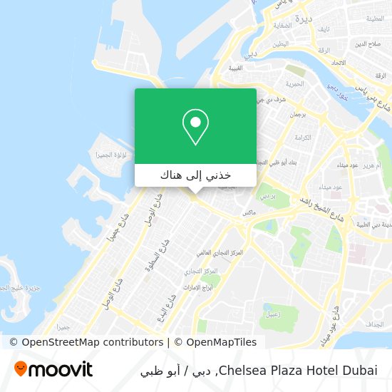 خريطة Chelsea Plaza Hotel Dubai