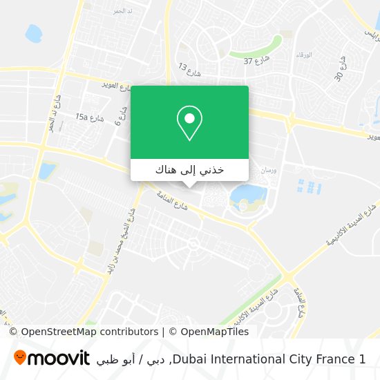 خريطة Dubai International City France 1