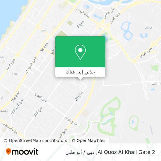 خريطة Al Quoz Al Khail Gate 2
