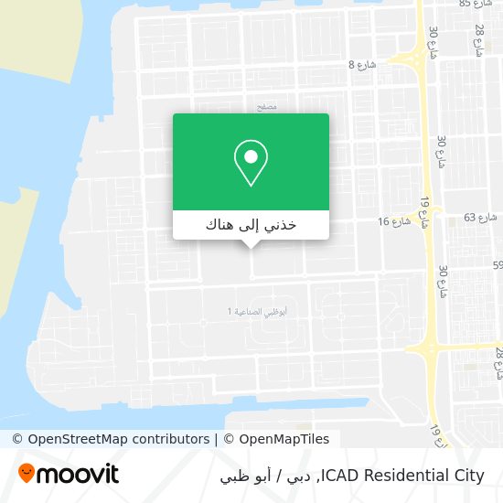 خريطة ICAD Residential City