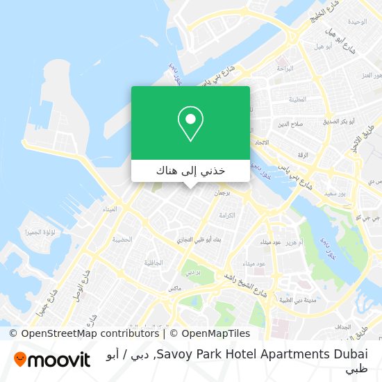 خريطة Savoy Park Hotel Apartments Dubai