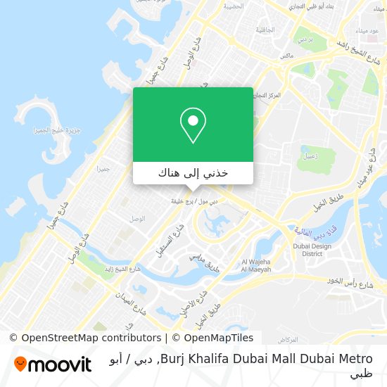 خريطة Burj Khalifa Dubai Mall Dubai Metro