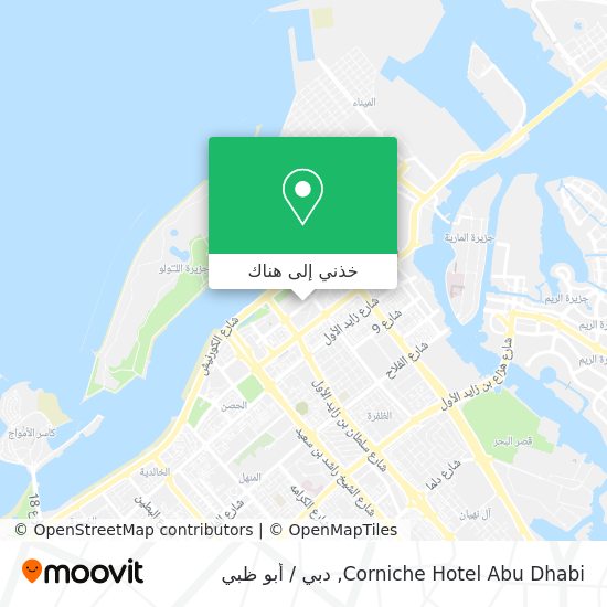 خريطة Corniche Hotel Abu Dhabi