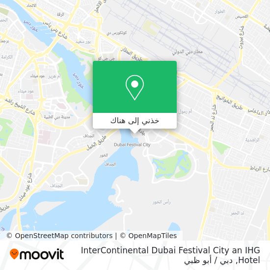 خريطة InterContinental Dubai Festival City an IHG Hotel