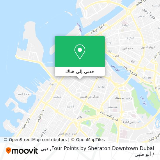 خريطة Four Points by Sheraton Downtown Dubai