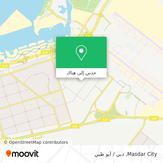 خريطة Masdar City