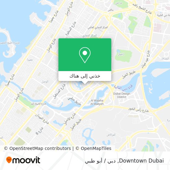 خريطة Downtown Dubai