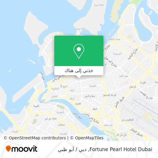 خريطة Fortune Pearl Hotel Dubai