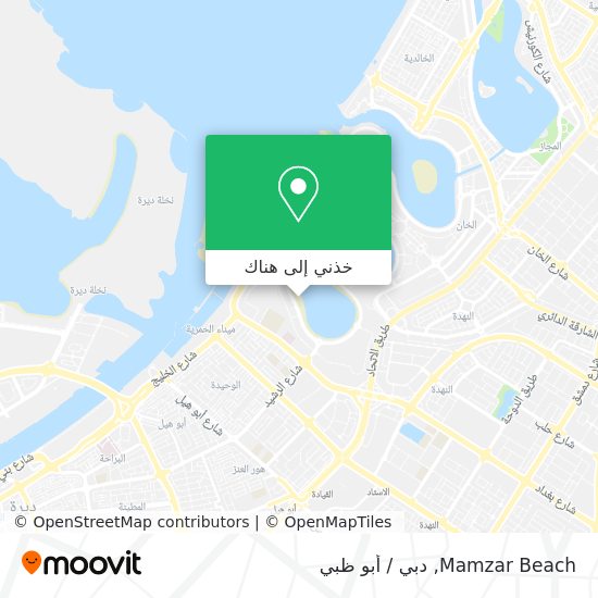 خريطة Mamzar Beach