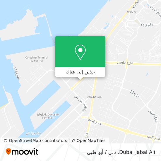 خريطة Dubai Jabal Ali