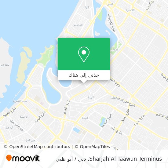 خريطة Sharjah Al Taawun Terminus
