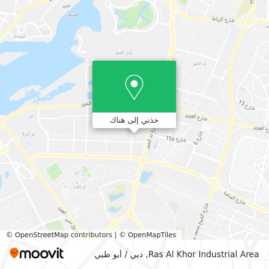 خريطة Ras Al Khor Industrial Area