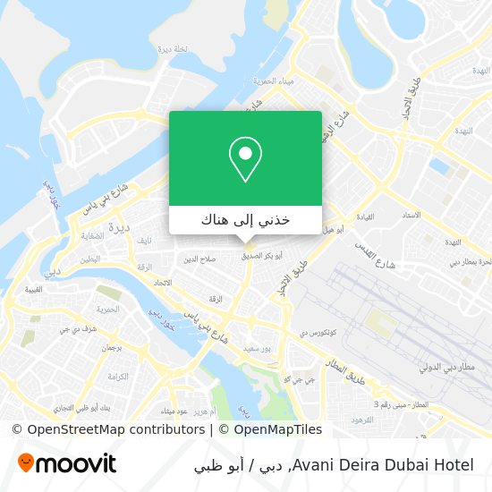 خريطة Avani Deira Dubai Hotel
