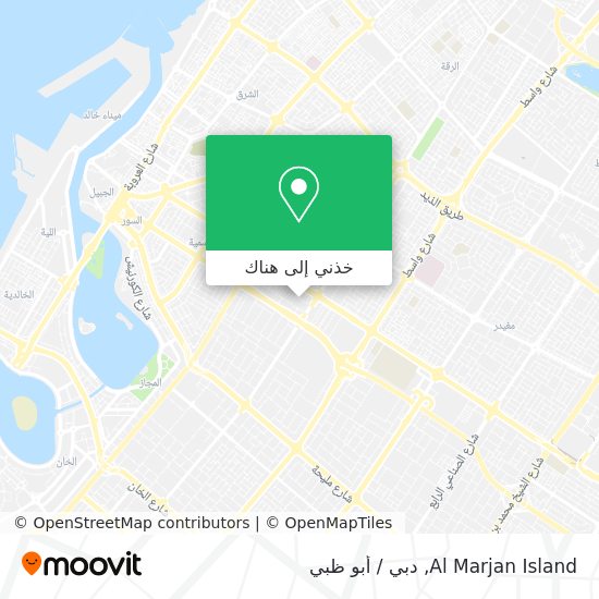 خريطة Al Marjan Island