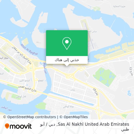خريطة Sas Al Nakhl United Arab Emirates
