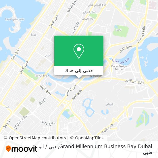 خريطة Grand Millennium Business Bay Dubai