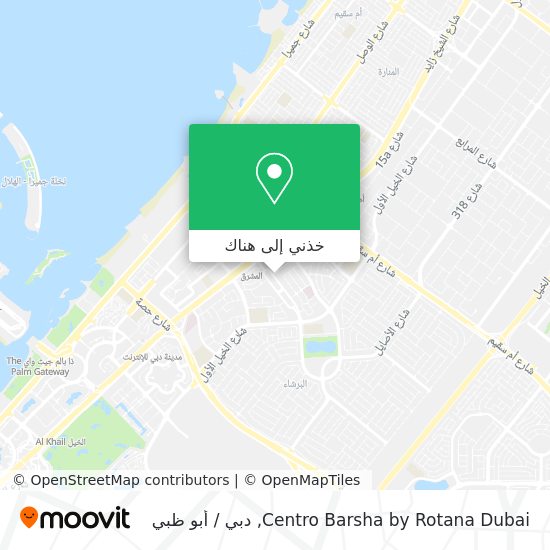 خريطة Centro Barsha by Rotana Dubai