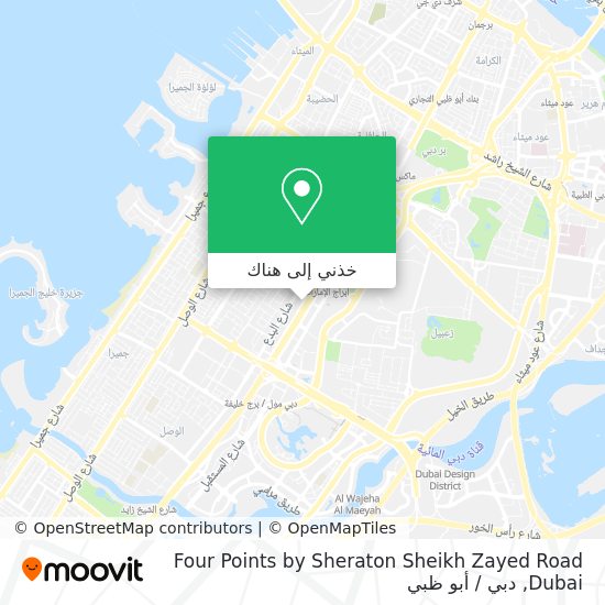 خريطة Four Points by Sheraton Sheikh Zayed Road Dubai