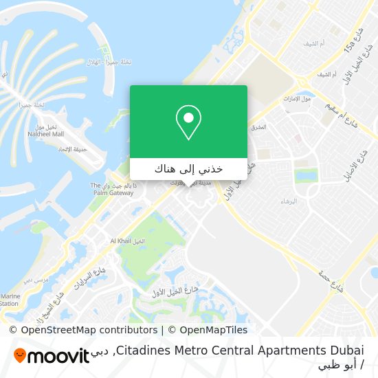 خريطة Citadines Metro Central Apartments Dubai