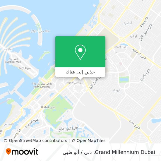 خريطة Grand Millennium Dubai
