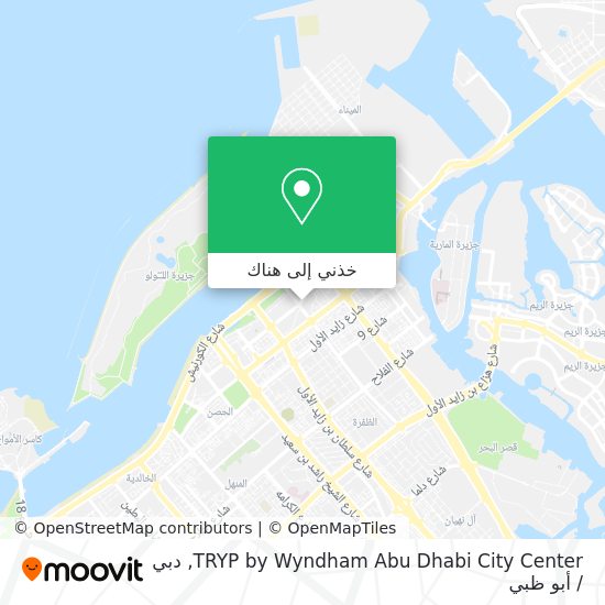 خريطة TRYP by Wyndham Abu Dhabi City Center