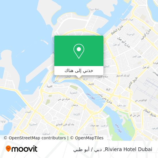 خريطة Riviera Hotel Dubai