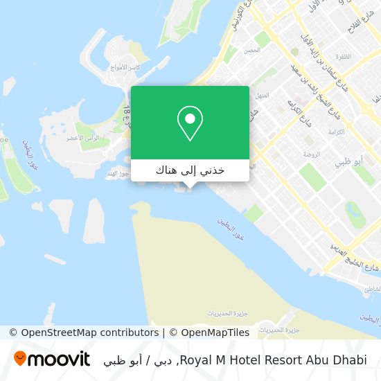 خريطة Royal M Hotel Resort Abu Dhabi