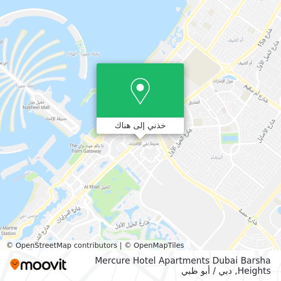 خريطة Mercure Hotel Apartments Dubai Barsha Heights