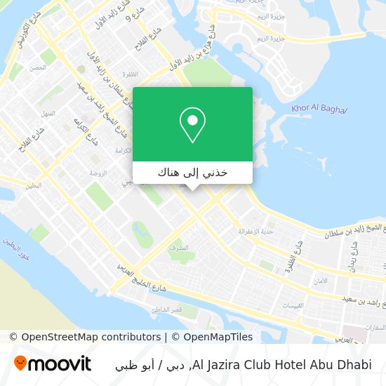 خريطة Al Jazira Club Hotel Abu Dhabi