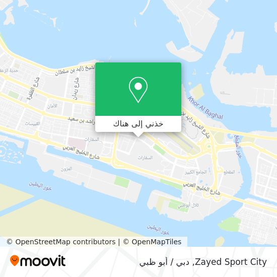خريطة Zayed Sport City