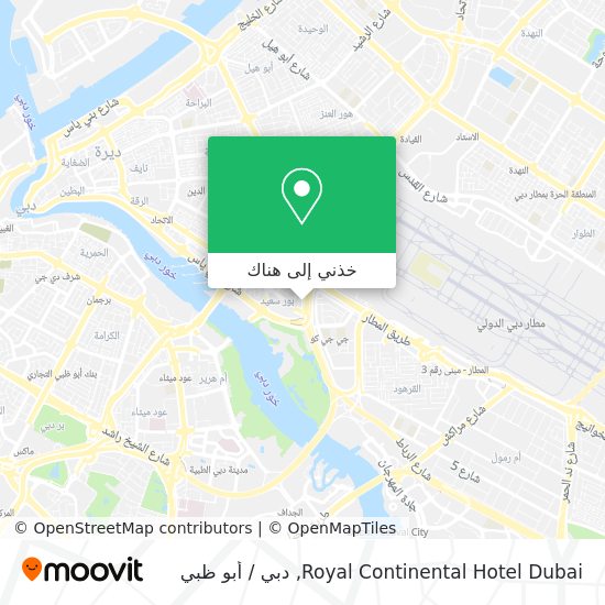 خريطة Royal Continental Hotel Dubai