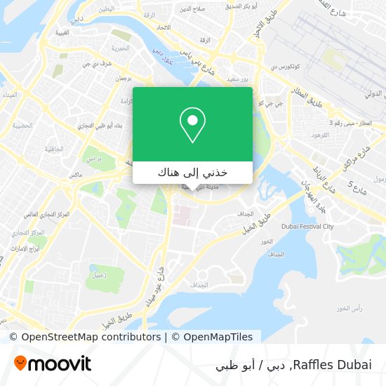خريطة Raffles Dubai