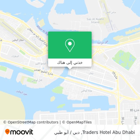 خريطة Traders Hotel Abu Dhabi